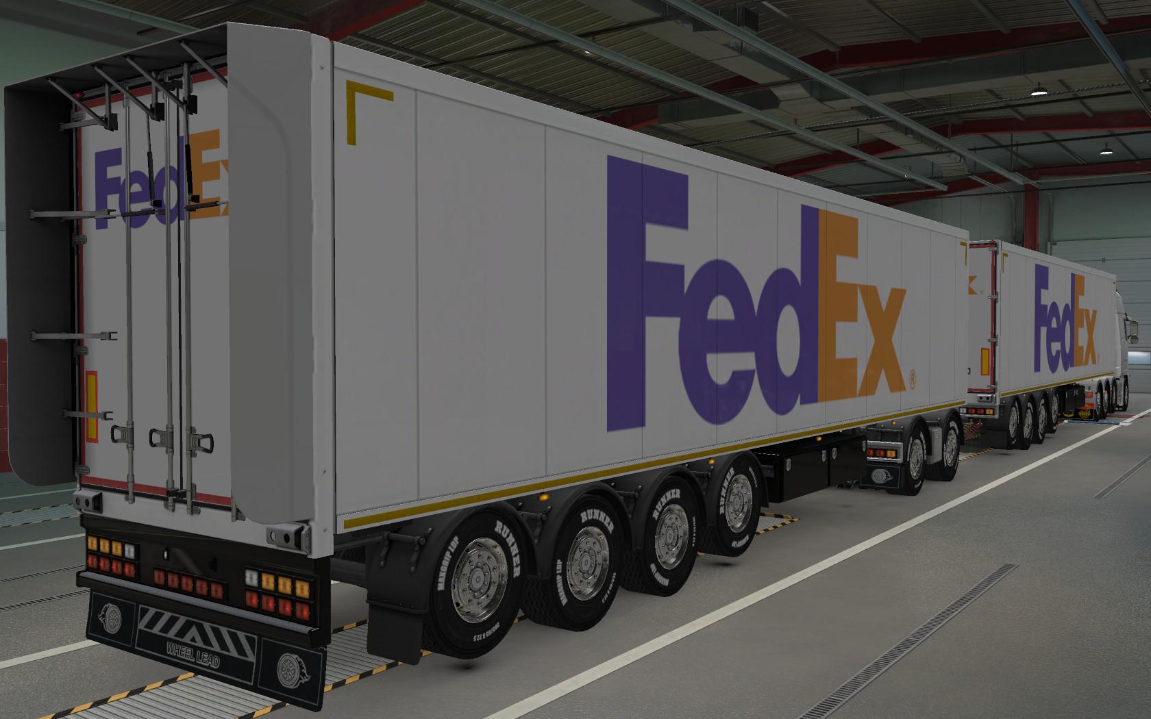 ETS2 - Owned Trailers Fedex Skin (1.39.x)
