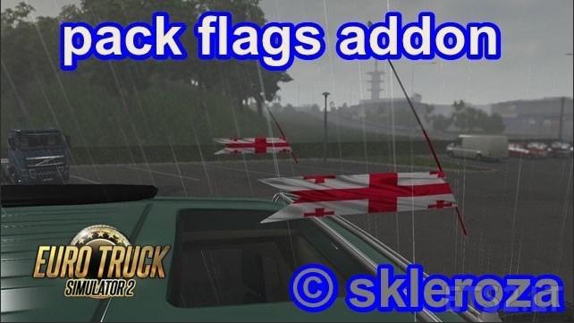 ETS2 - Pack Flags Addon V2.2.3 (1.35.X)