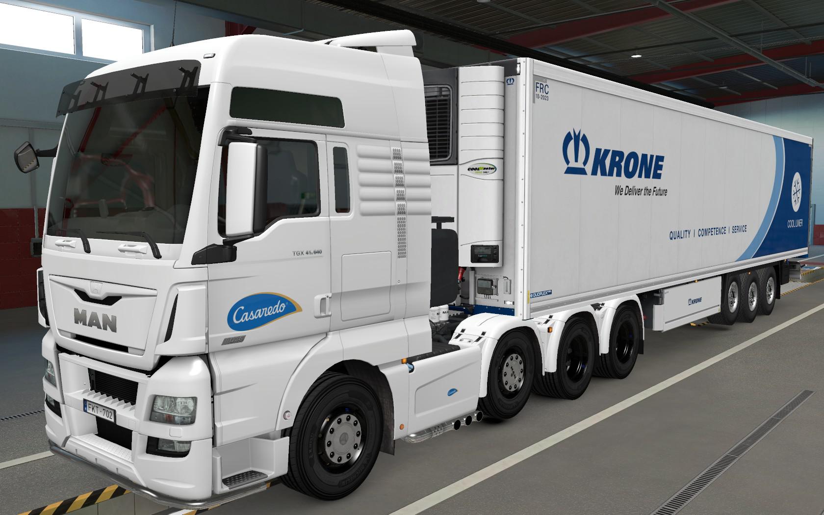 ETS2 - Man Tgx Euro 6 SCS Casaredo Skin (1.37.x)