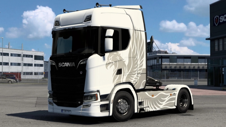 ETS2 - Flying Griffin Skin for Scania NG V1.0 (1.40.x)