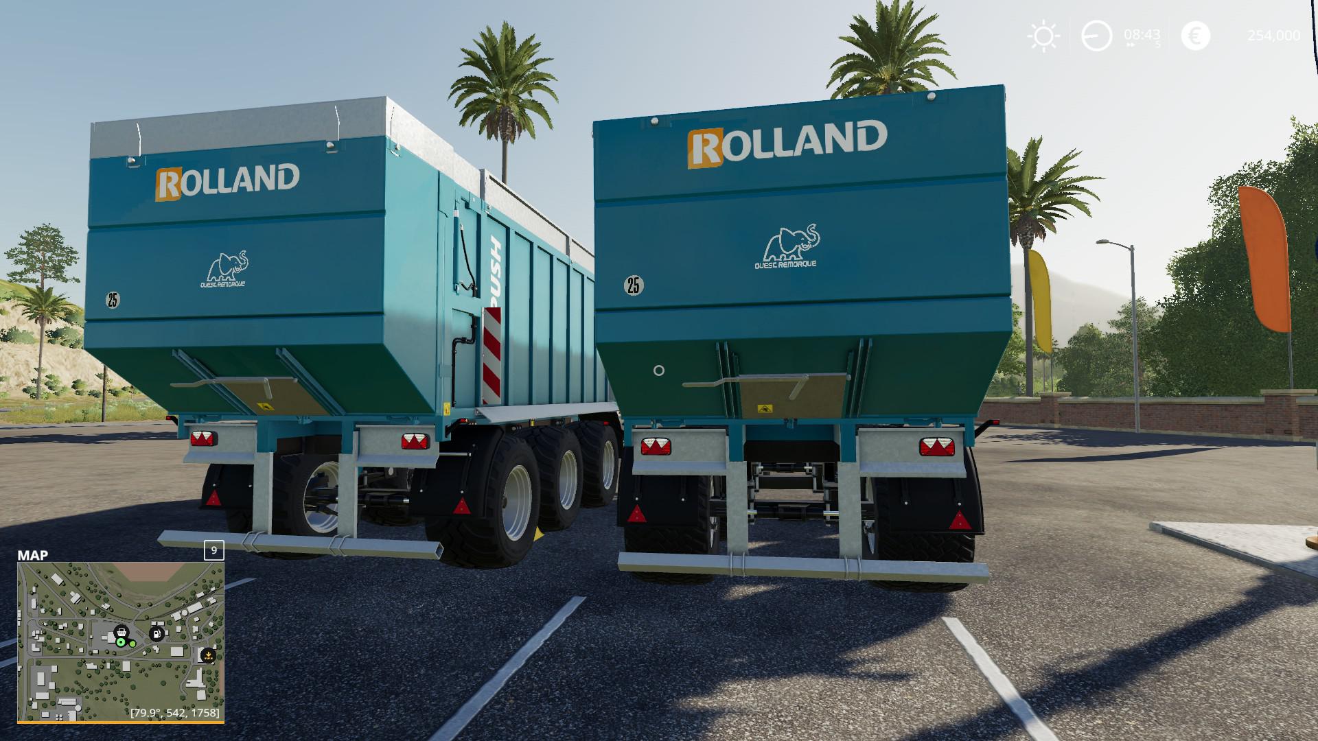 Fs19 Rolland Rollpush Trailer V10 Farming Simulator 19 Modsclub 2574