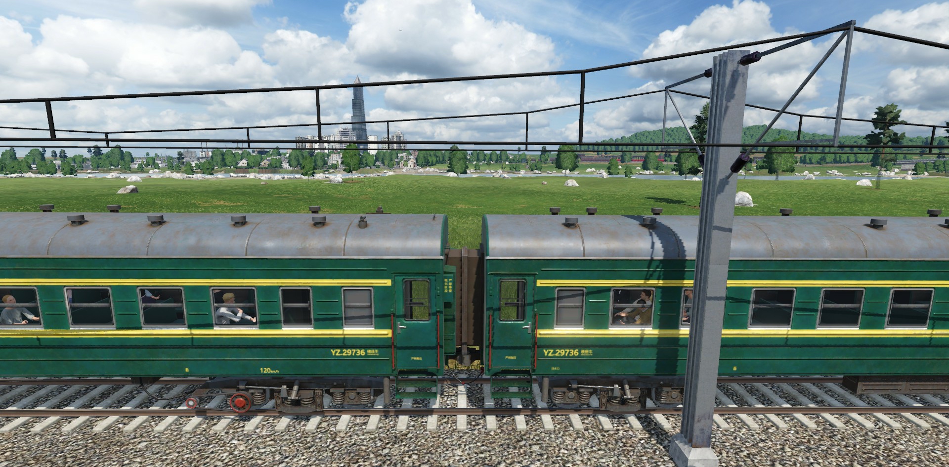 Transport Fever 2 - Chinese Passenger Wagon Connection Fix