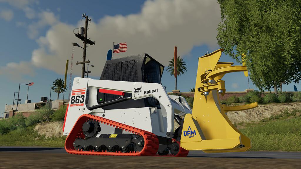 FS19 - Bobcat 863 Turbo With Bobcat Shovel V1