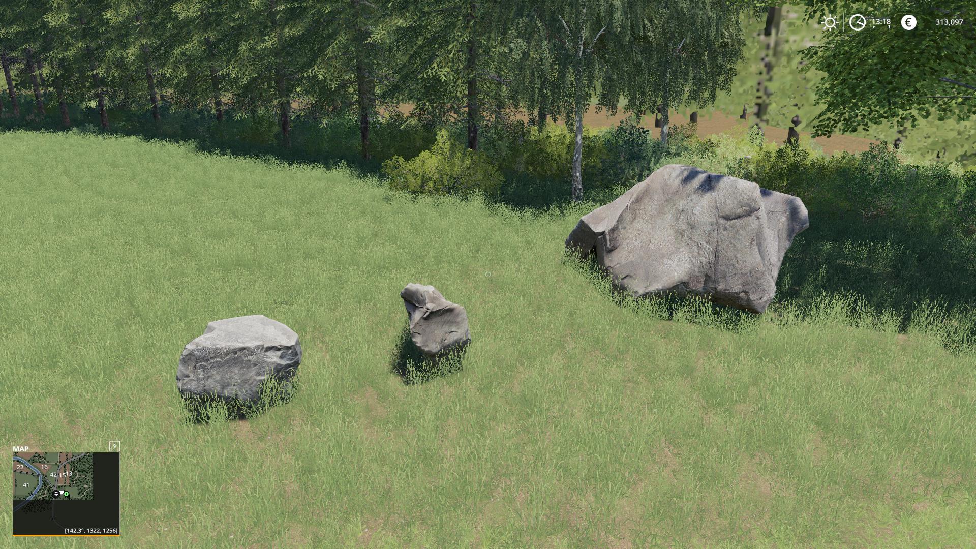 FS19 - Dynamic Rocks V0.1