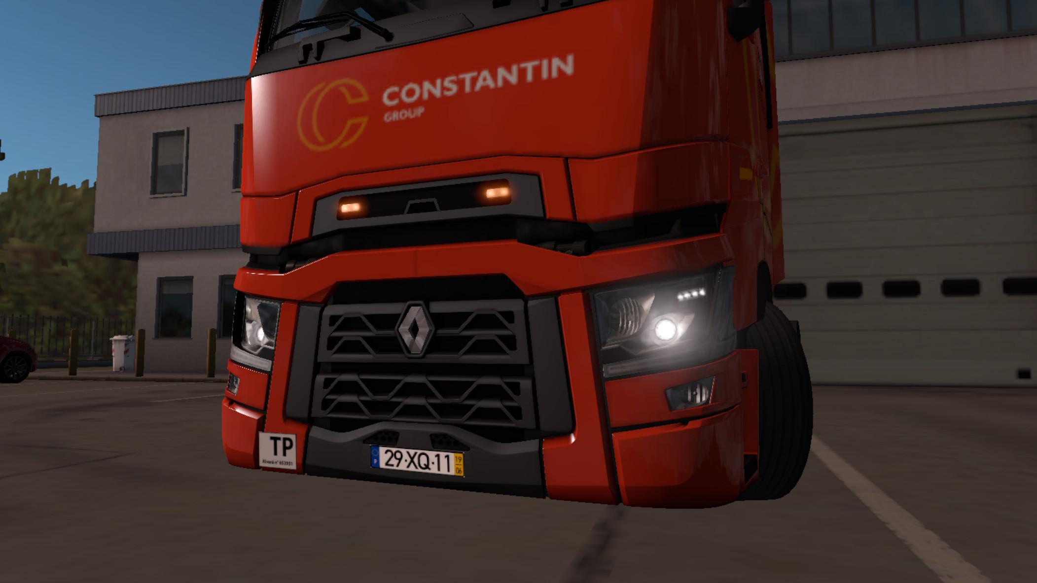 ETS2 - Plate Pt-Fr and Low Chassis Mod V1.0 (1.35.X)