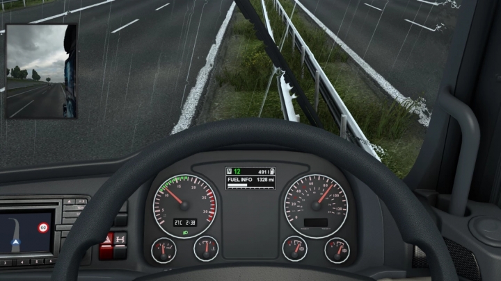 ETS2 - Man TGX E6 Easy Read Dashboard V1.3 (1.40.x)