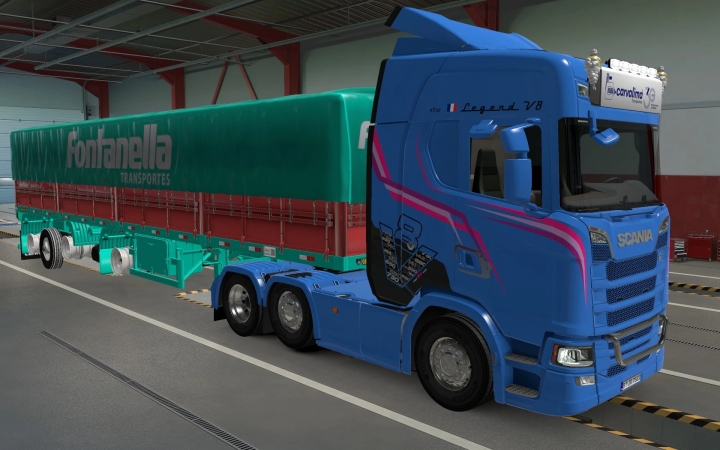 ETS2 - Big Lightbox Scania R And S 2016 Carvalima Transportes 30 Anos (1.40.x)
