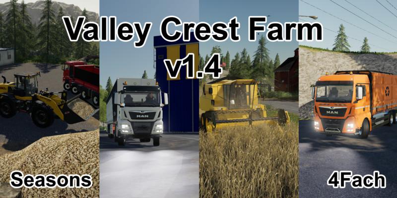 FS19 - Valley Crest Farm 4x Map V1.4