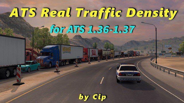 ATS - Real Traffic Density Mod (1.37.x)