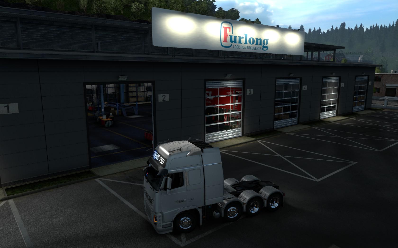 ETS2 - Furlong Logistica Garage Mod (1.39.x)
