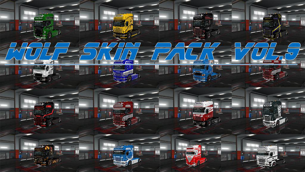 ETS2 - Wolf Skin Pack Vol.9 (1.35.X)