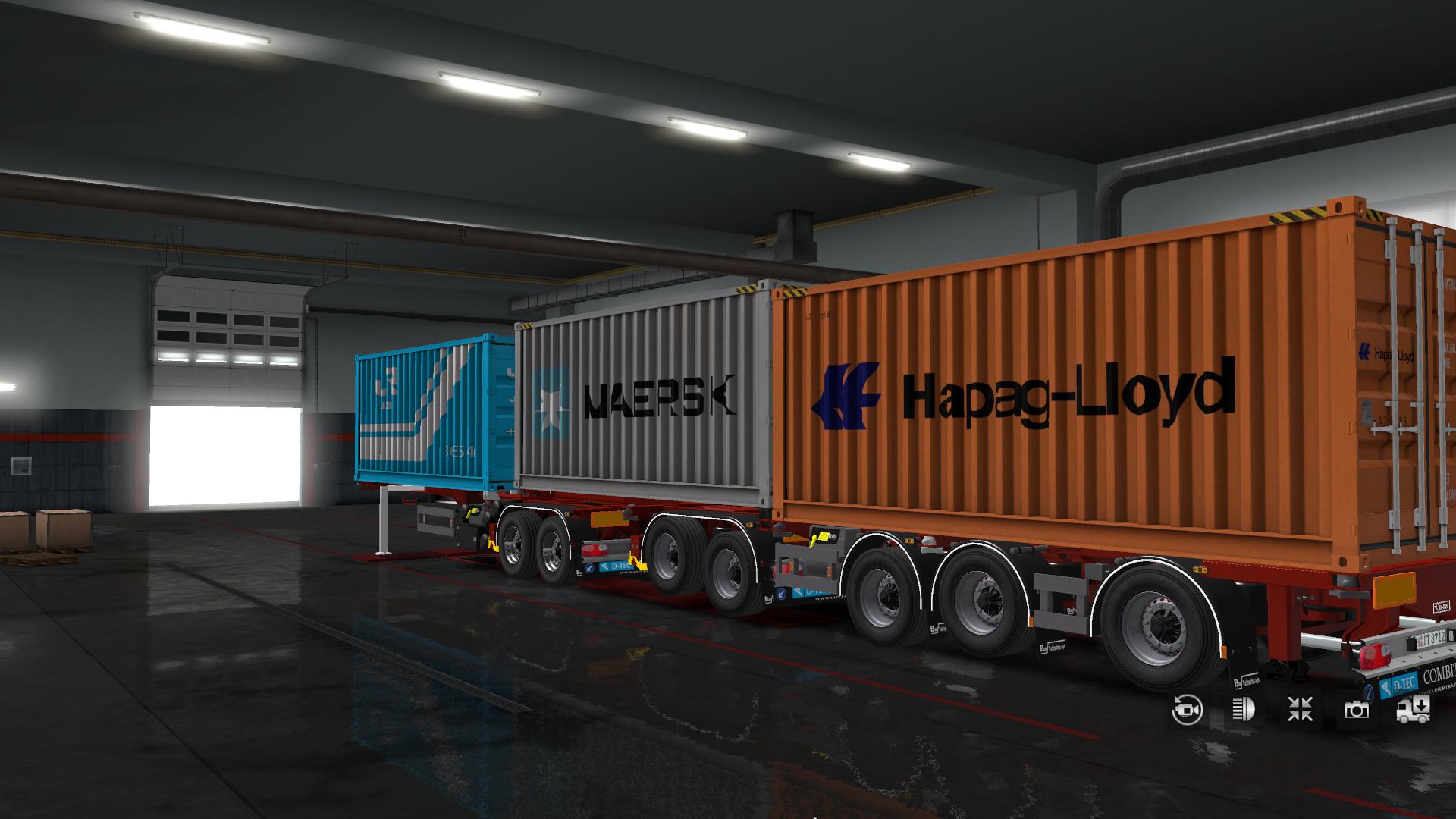 ETS2 - D-Tec Combi Trailer V1.0 (1.36.x)