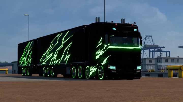 ETS2 - Glowing Trucks and Trailers (MP) 1.40.x