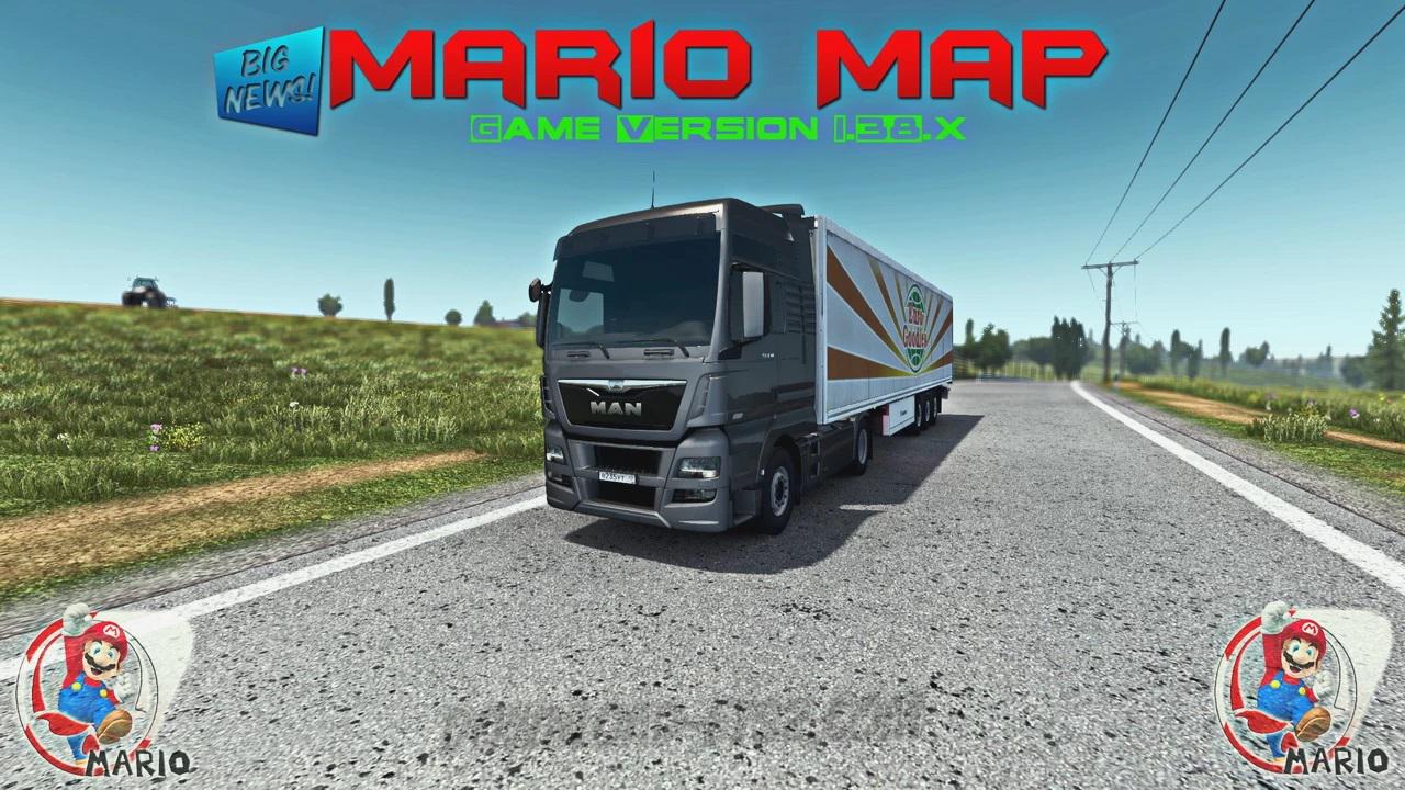 Марио етс 2 1.50. Марио мап етс 2. Mario Map ETS 2. Mario Map ets2 1.38. Mario Map ETS 2 1.49.