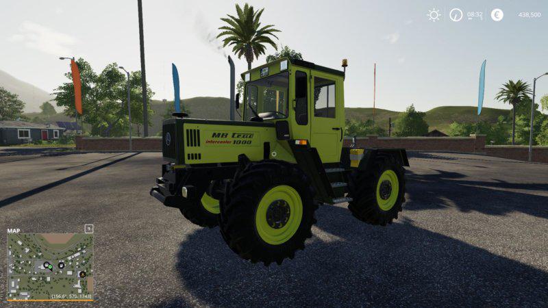 FS19 - Mercedes Benz Trac 1000 Intercooler V1.1