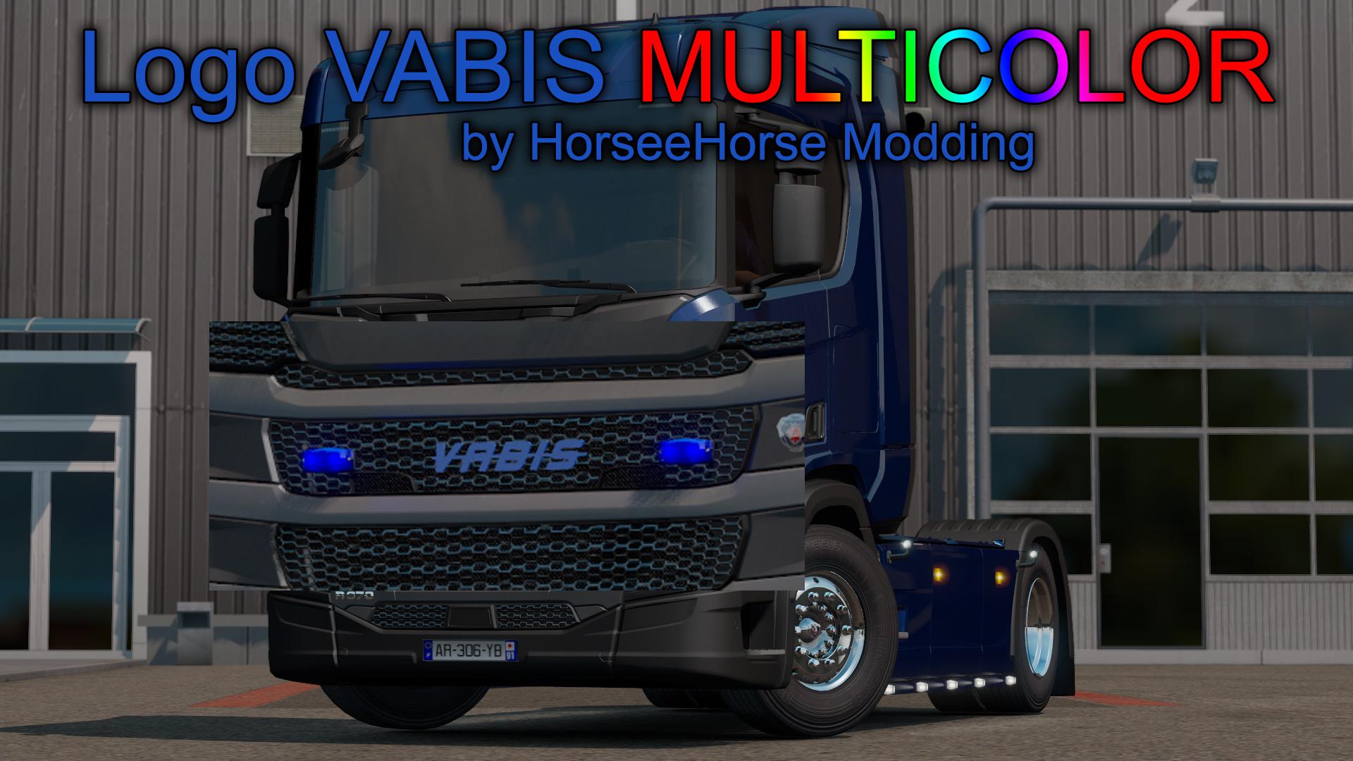 ETS2 - Logo Vabis Multicolor (1.37.x)