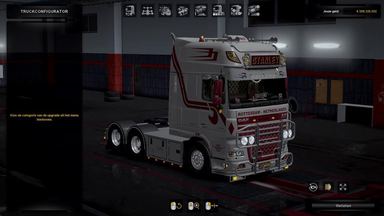 ETS2 - DAF XF 105 By Stanley Template V1.6 (1.36.x)