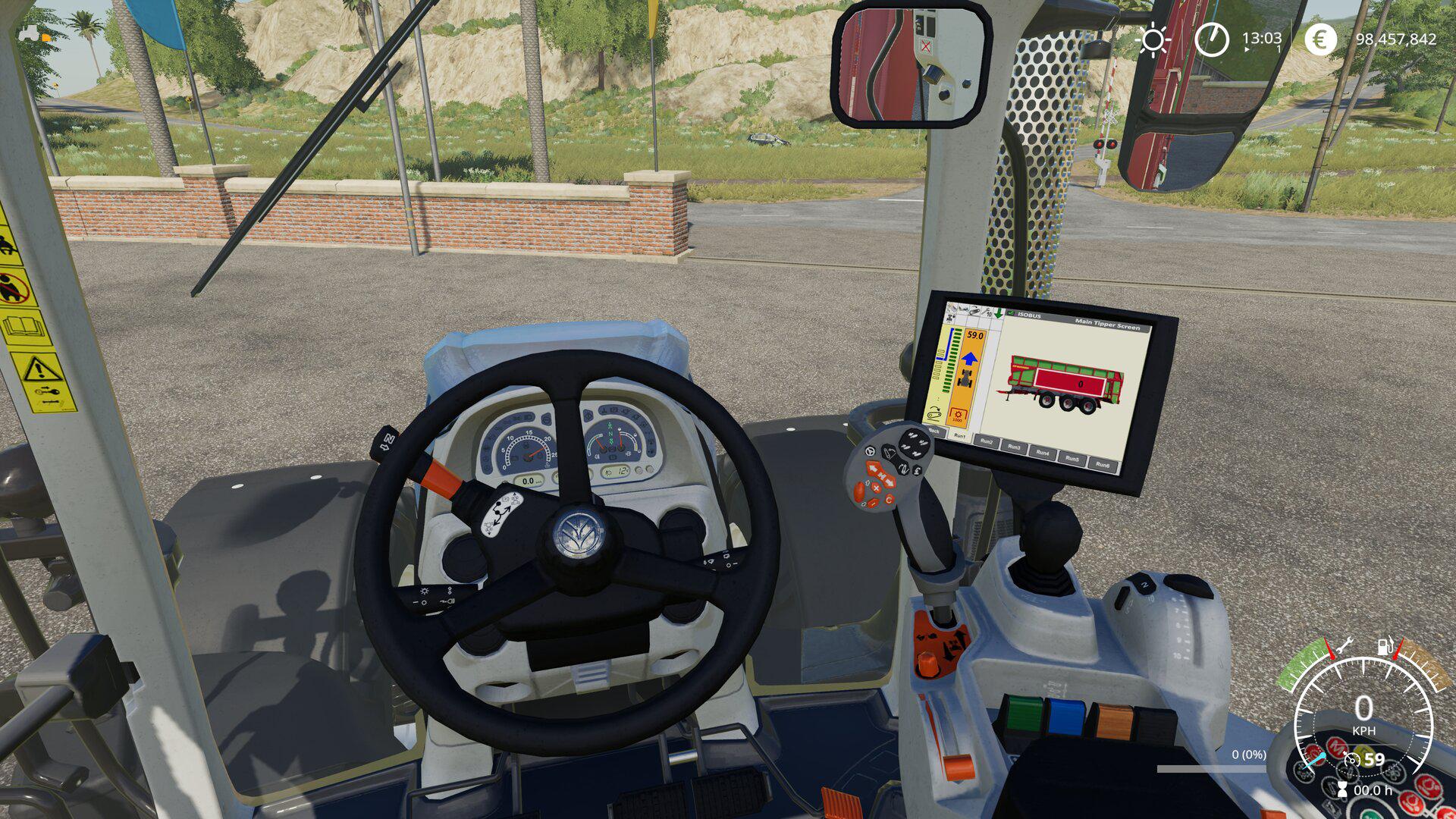 FS19 - New Holland T7 Extended Hud V1.1