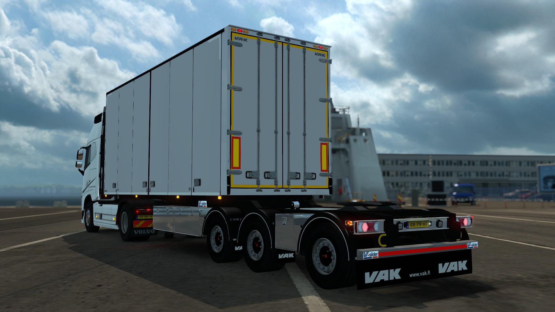 ETS2 - VAK V-Slider + Limetec Trailer B-Double V1.0 (1.37.x)