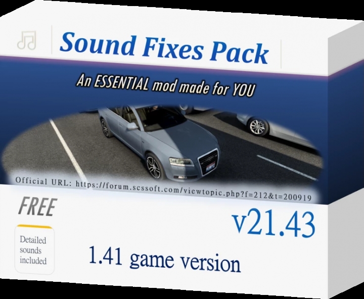 ATS - Sound Fixes Pack V21.43 (1.41.x)