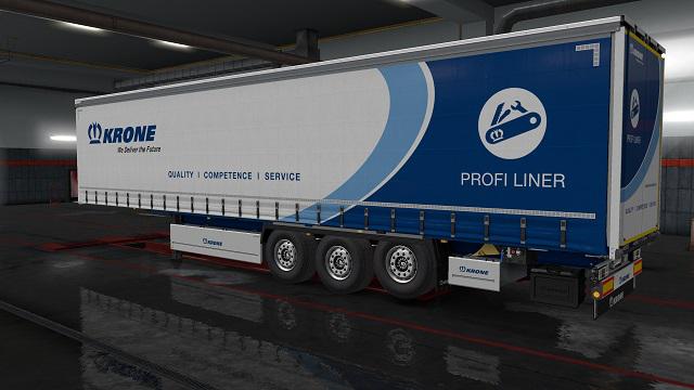 ETS2 - Krone Trailer 3RD Axle Liftable (1.35.x)