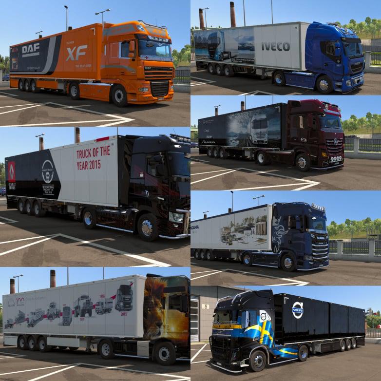 ETS2 - Trailer Pack for SCS Trailer V1 (1.37.x)