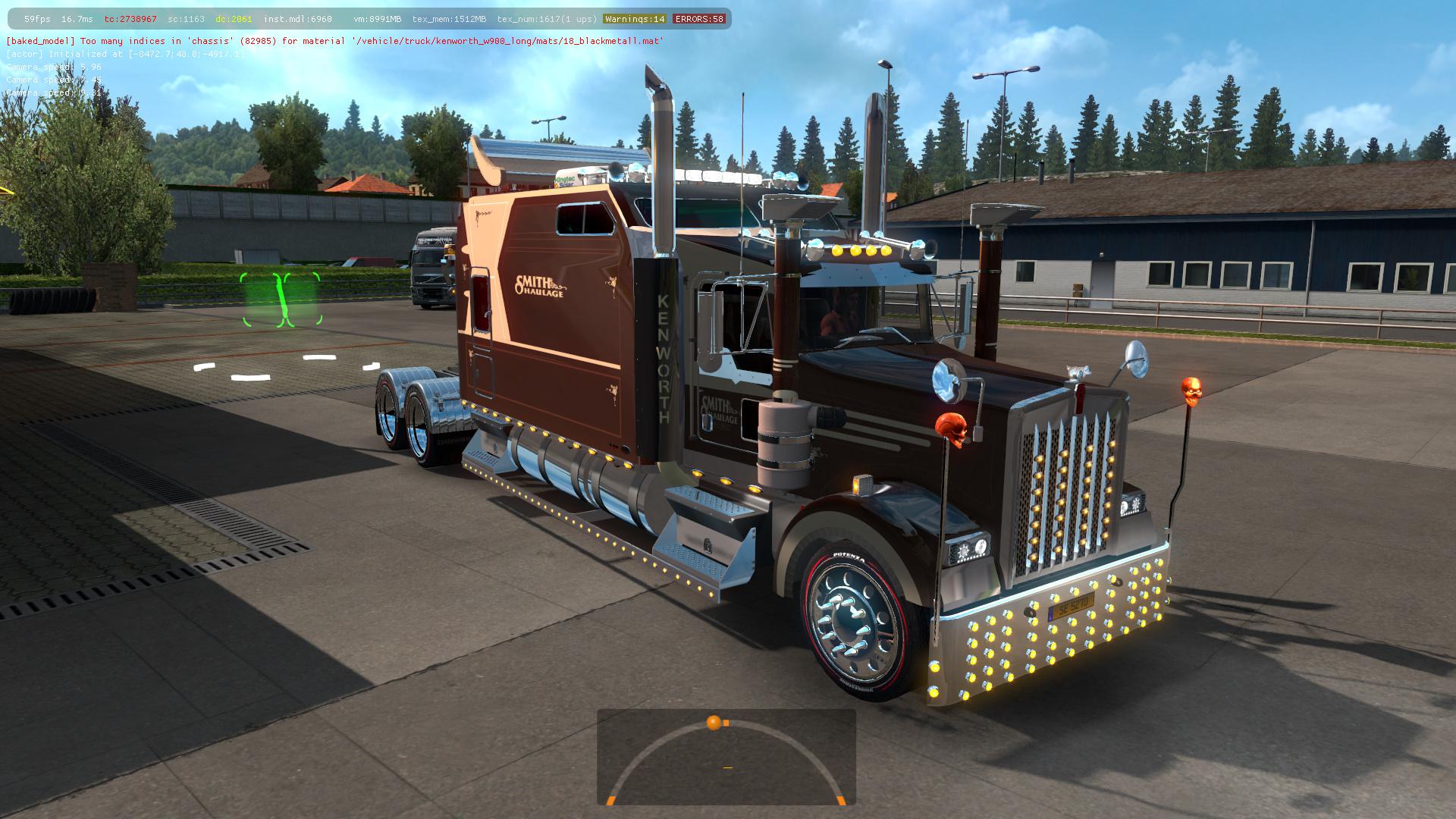 ETS2 - Kenworth W900 Long Truck (1.35.x)