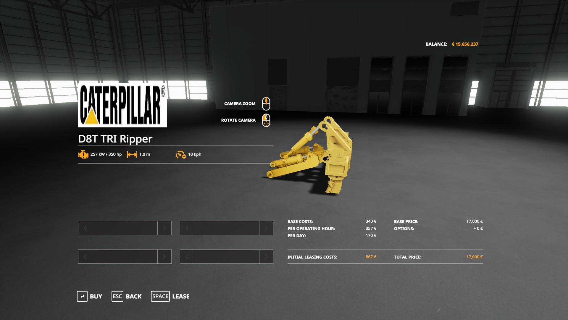 FS19 - CAT D8-T with TriRipper V1.2