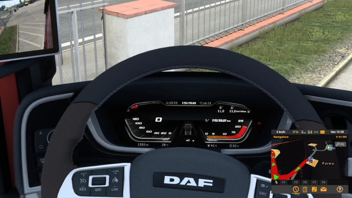 ETS2 - Gauges Red for Daf 2021 V1.0 (1.40.x)