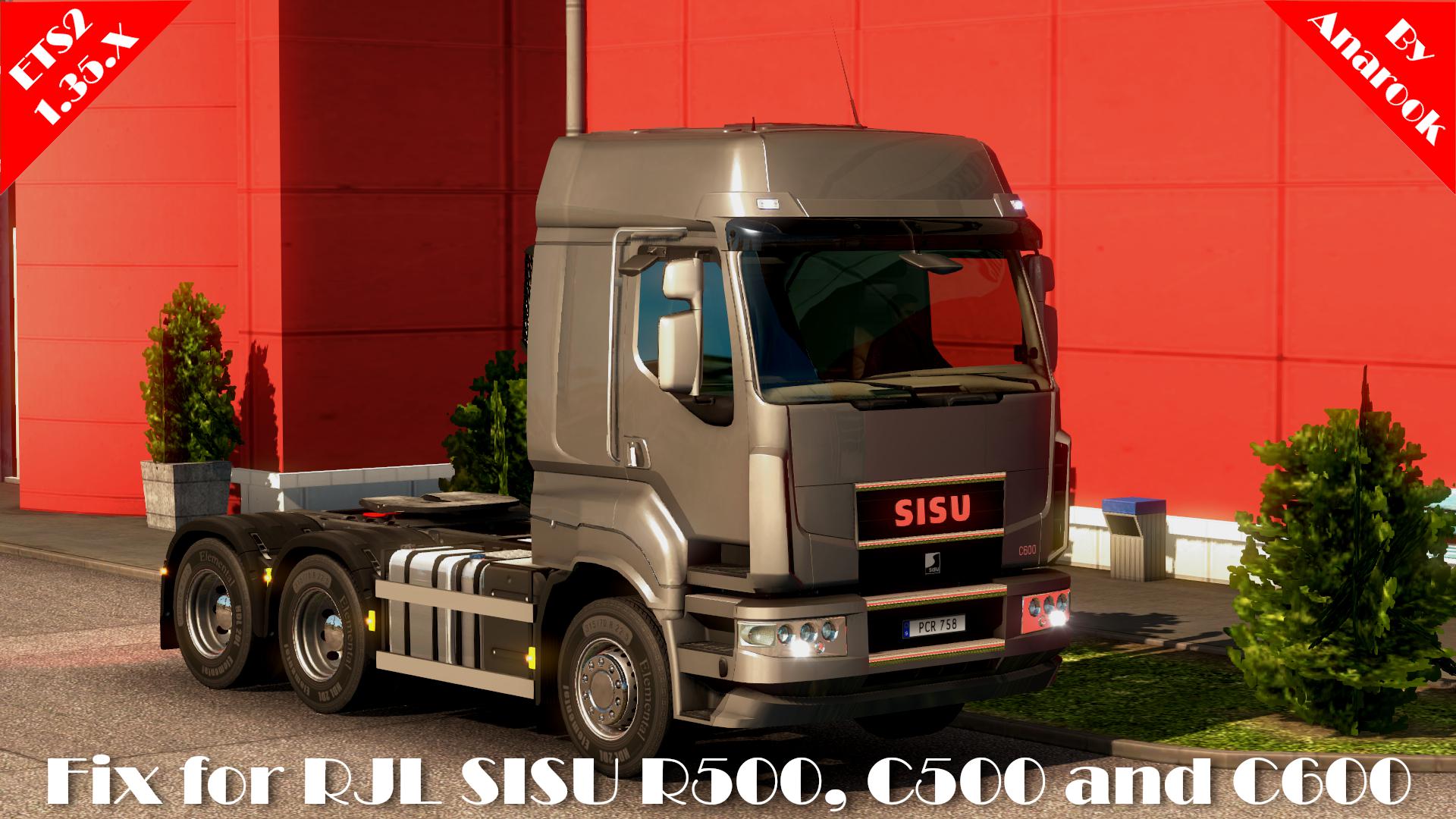 ETS2 - Fix for RJL Sisu R500 C500 C600 (1.35.x)