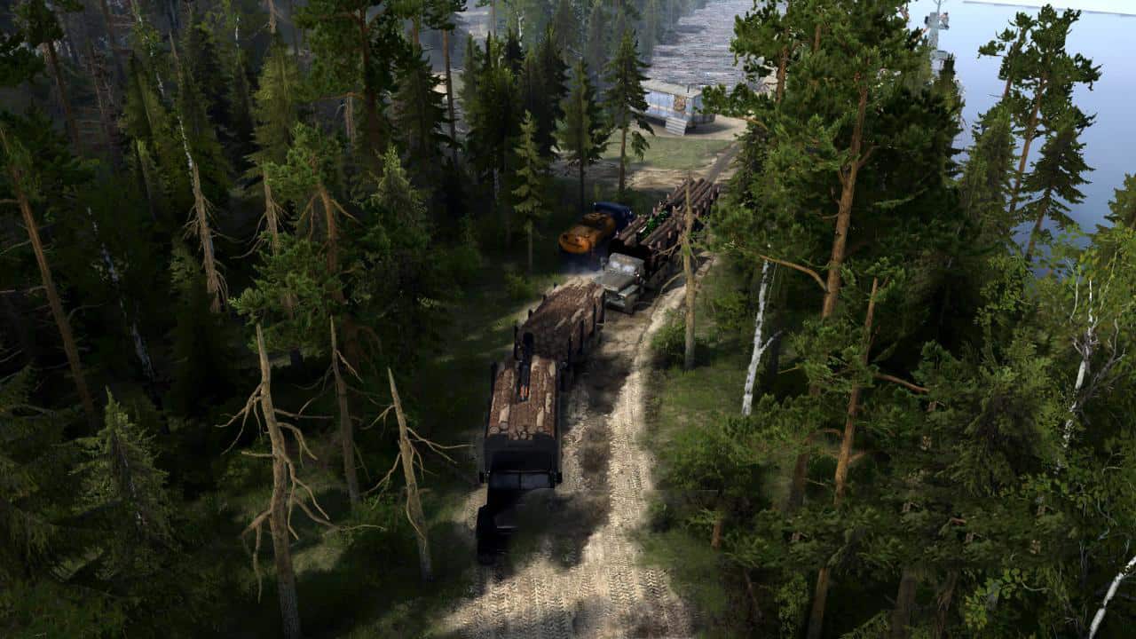 Spintires:Mudrunner - Level From Davn To Dusk Map