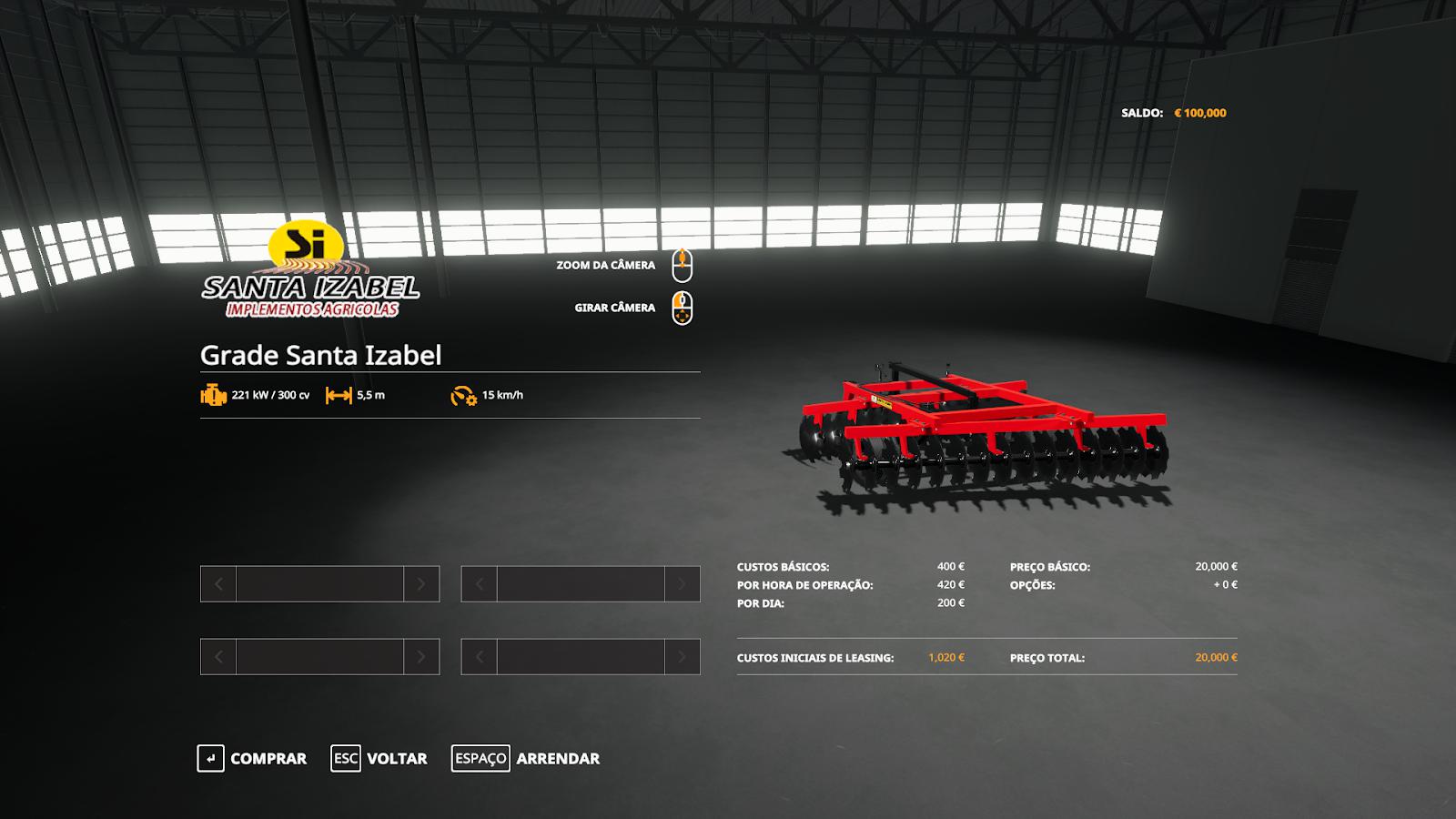 FS19 - Grade Santa Izabel V1.0