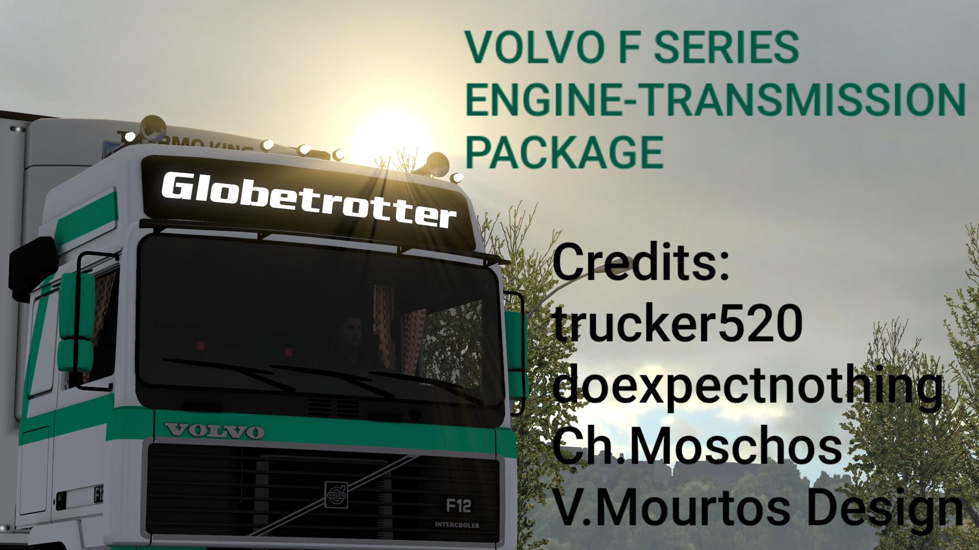 ETS2 - Volvo F Series Engine-Transmission Package V1.0 (1.37.x)