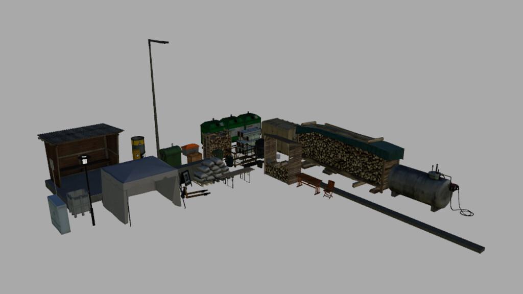 FS19 - Deco Pack (Prefab) V1.0