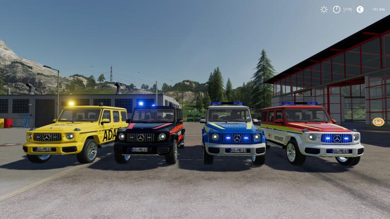 FS19 - Mercedes-Benz G-Class Skinpack SG V1.0