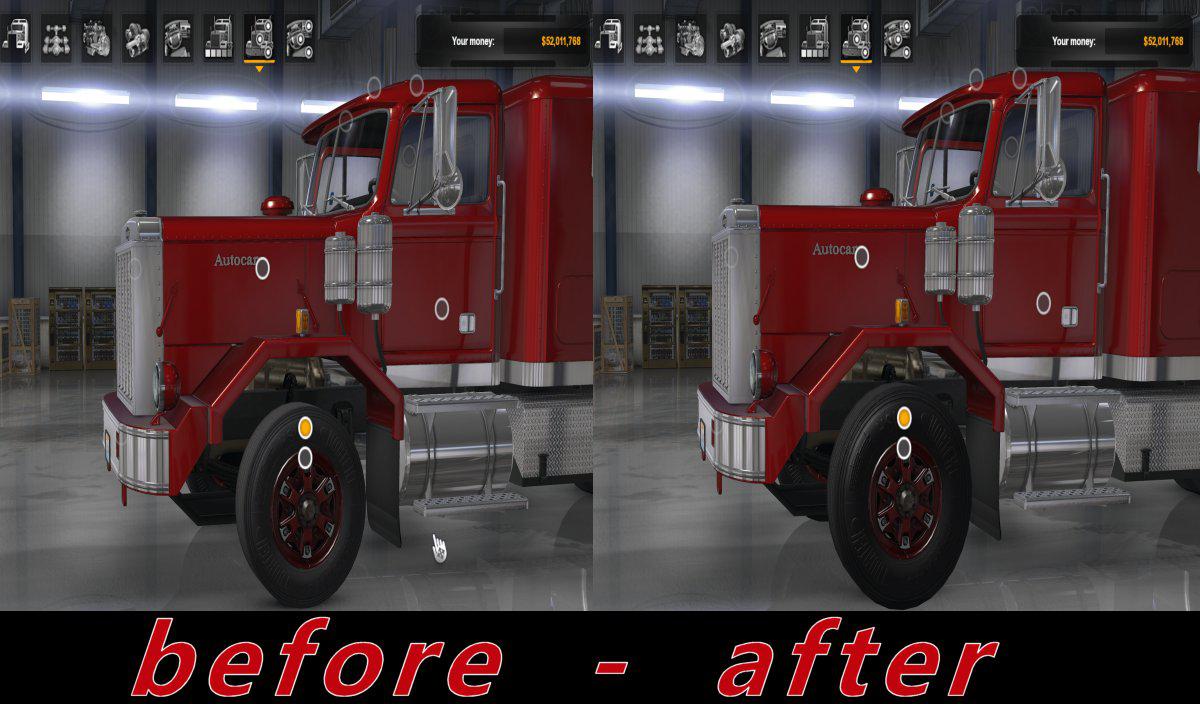 ATS - Large Tires Mod V1.0 (1.36.x)