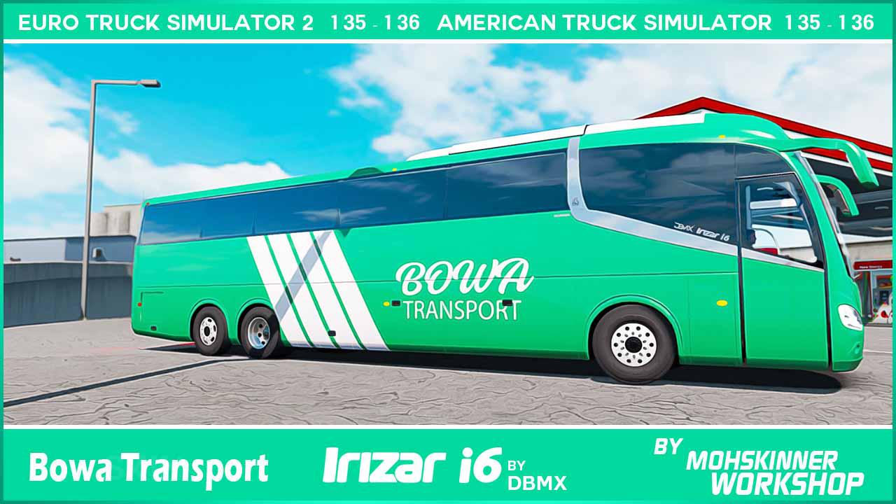 ETS2 - Irizar i6 Bowa Transport Skin (1.36.x)