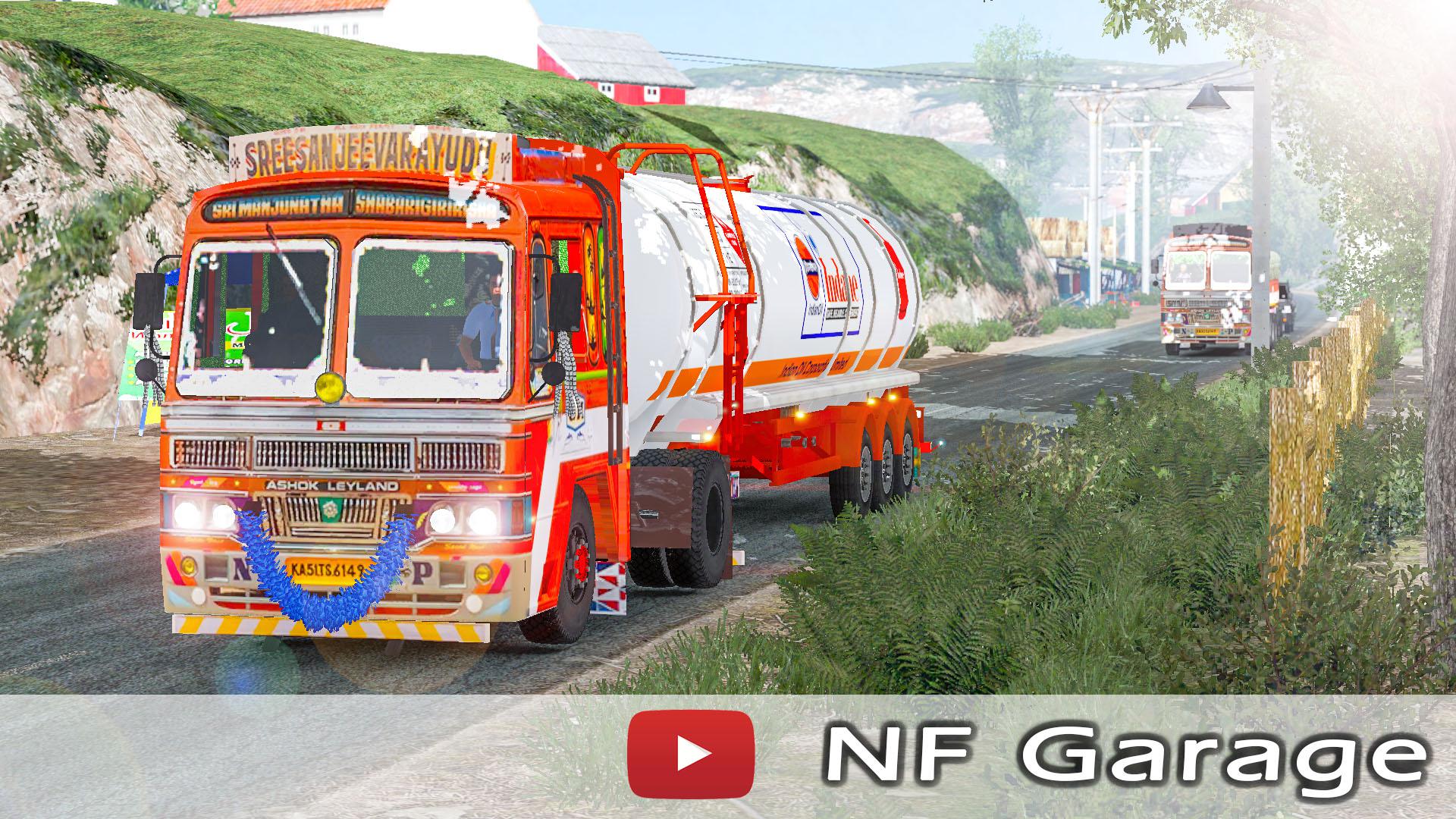 ETS2 - Indian Oil Tanker Trailer (1.37.x), Euro Truck Simulator 2