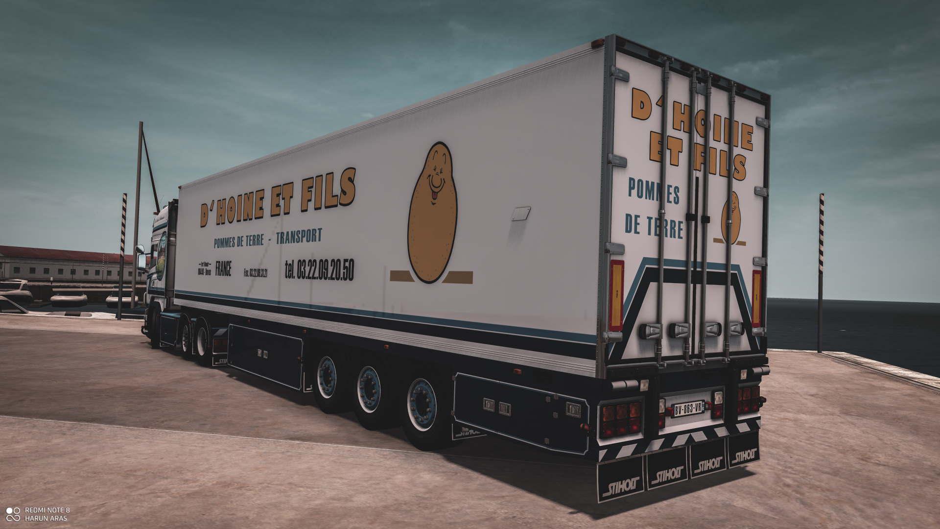 ETS2 Scania D Hoine &amp; Trailer (1.37.x) Euro Truck Simulator 2