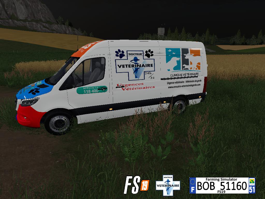 FS19 - Mercedes Emergency Animals V3.0