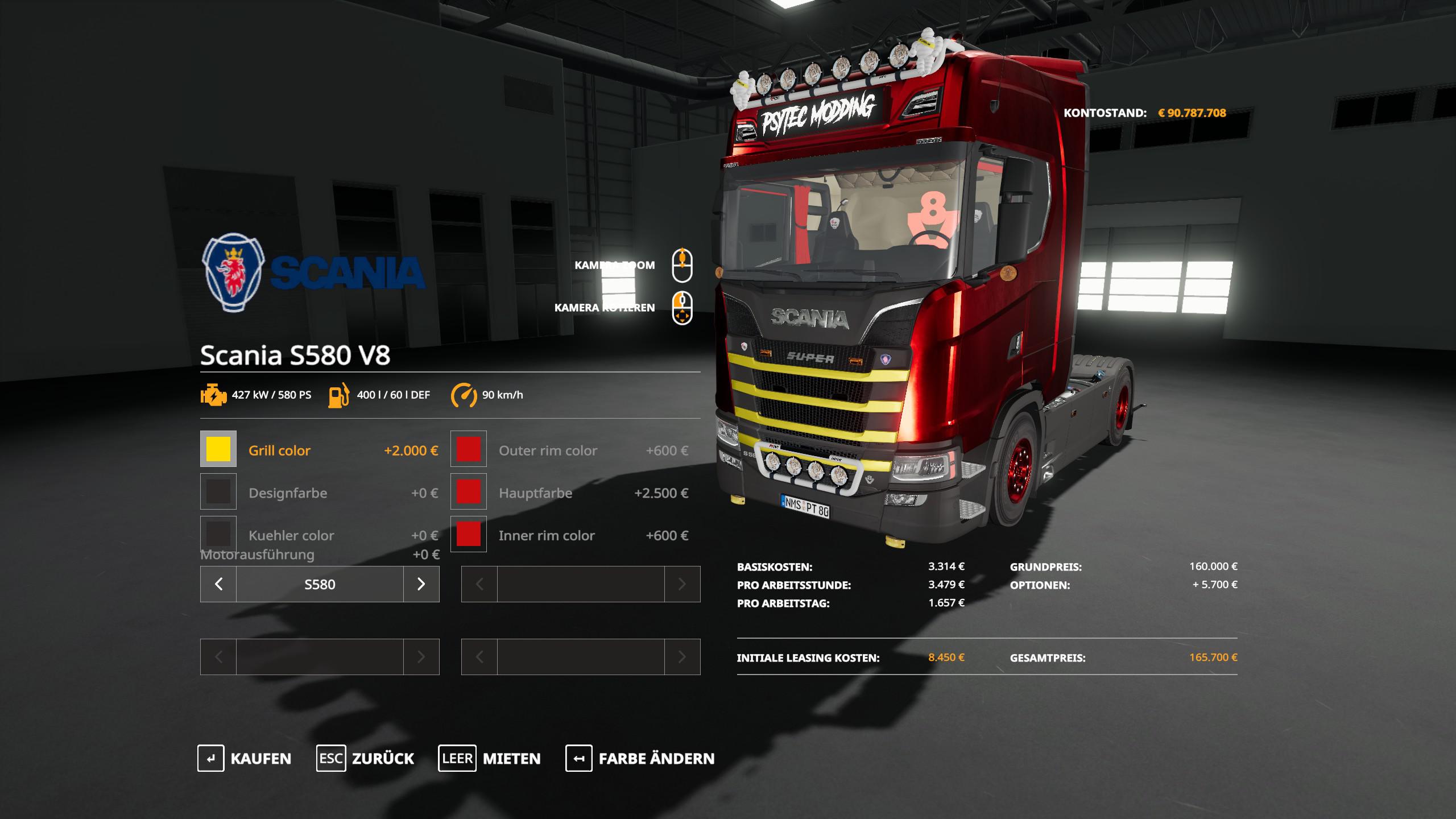 FS19 - Scania S580 Scratchy Edition V0.9