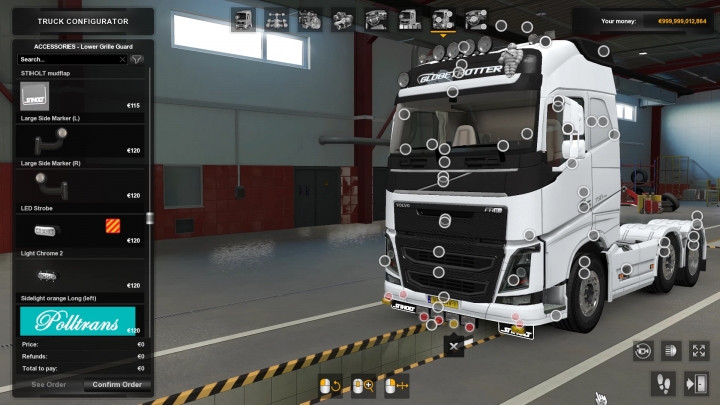 ETS2 - Slots for the Volvo FH2012 V1.0 (1.40.x) | Euro Truck Simulator ...