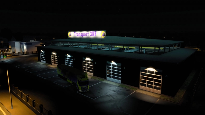 ETS2 - Banniere de Garage (Transport 3RF) V1.0 (1.40.x)