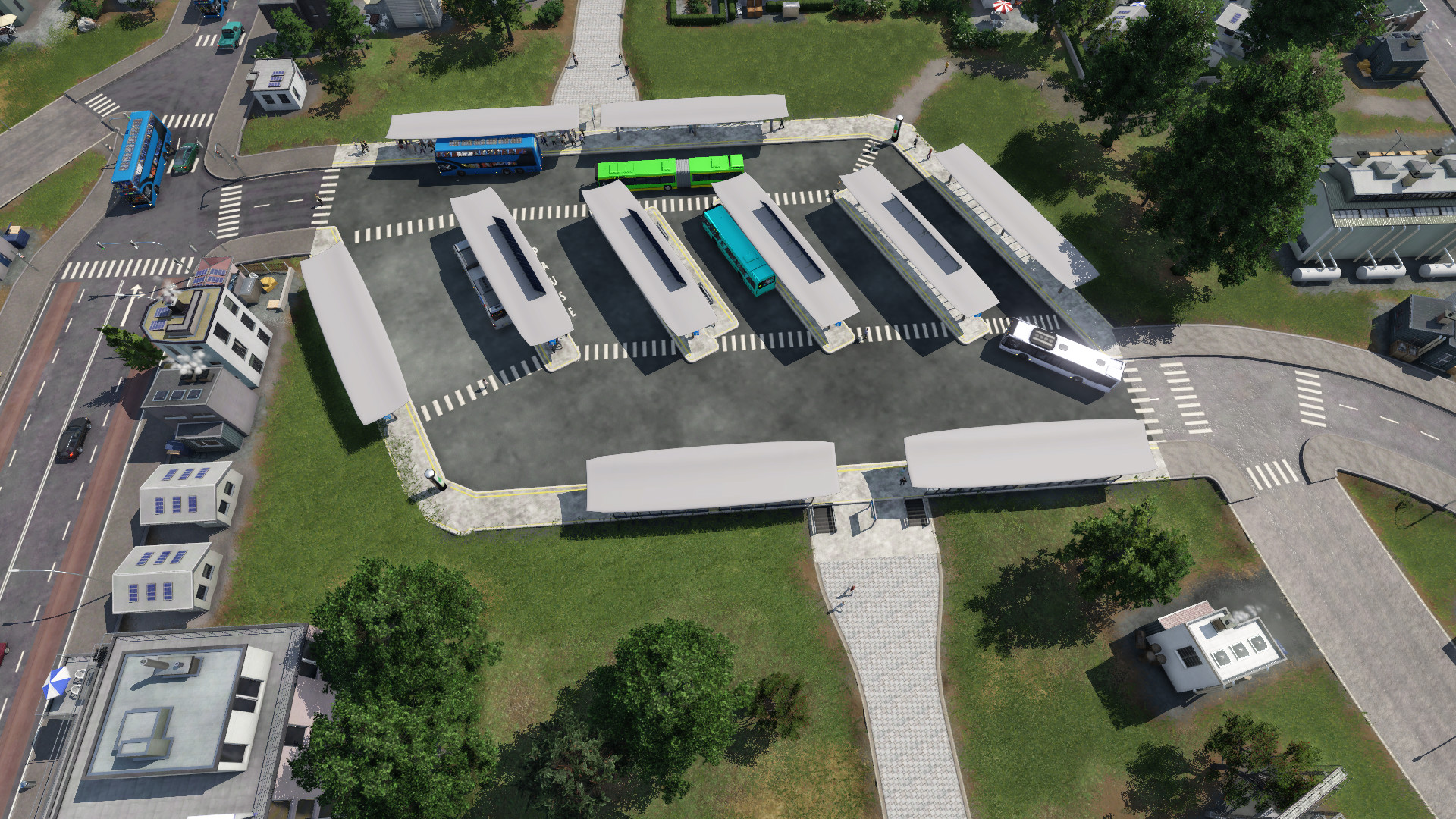 Transport Fever 2 - Busbahnhof