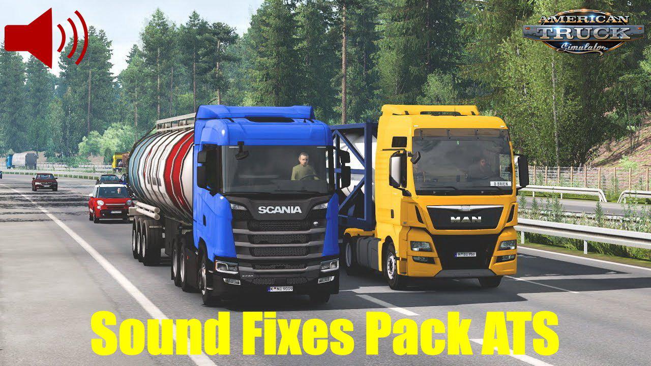 ATS - Sound Fixes Pack V20.44 (1.38.x)