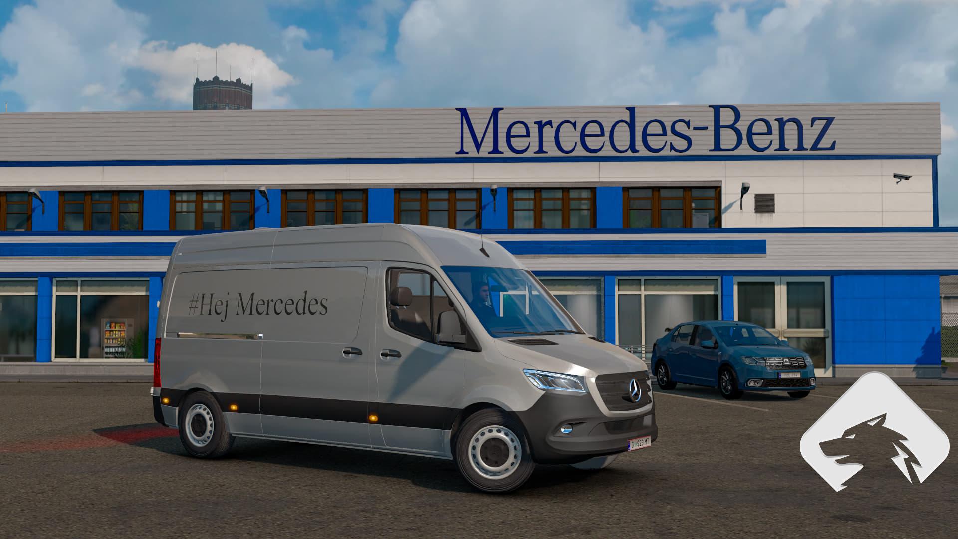 ETS2 - Mercedes Sprinter 2019 Beta V0.1 (1.36.x)
