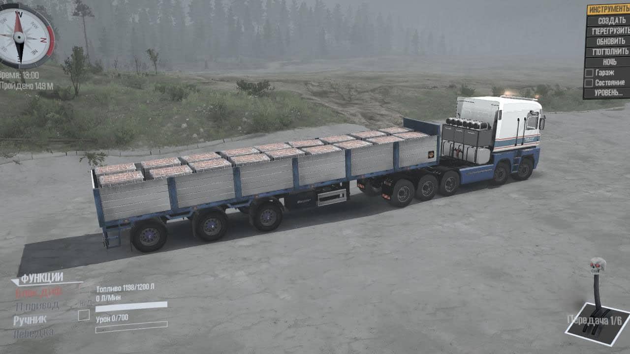 Spintires:Mudrunner - Renault Magnum 8x8 Truck V1