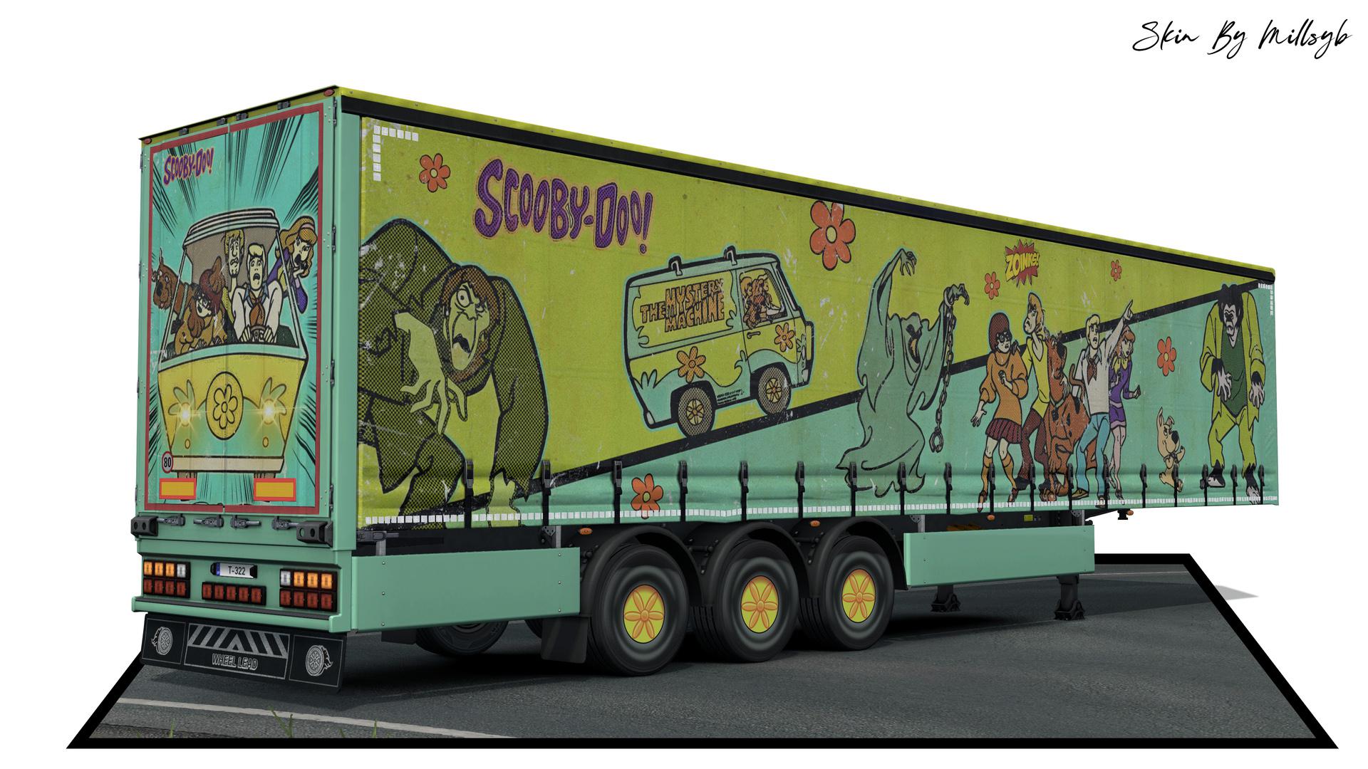 ETS2 - Scooby Doo Trailer Skin V1.0 (1.36.x)