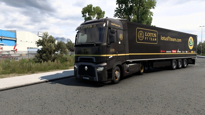ETS2 - Lotus F1 Team Combo Skin V1.0 (1.41.x)