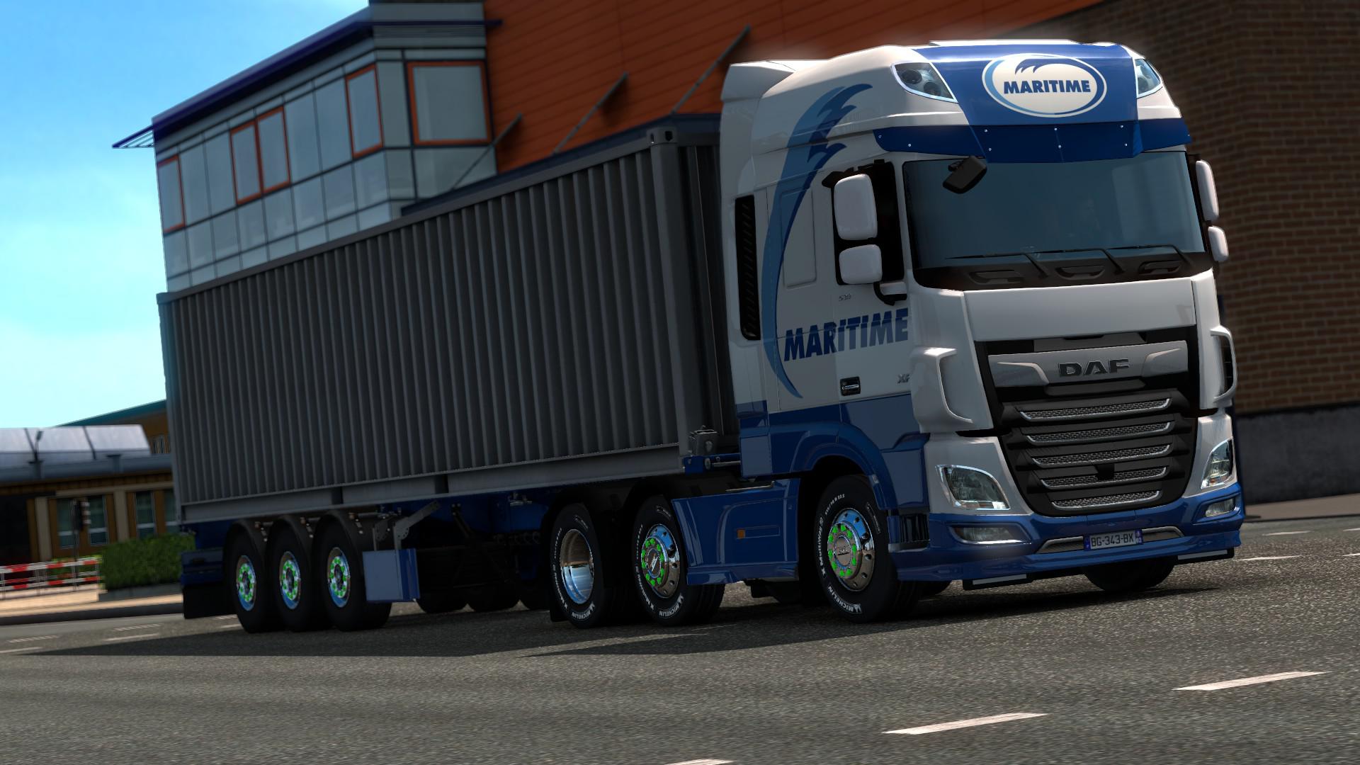ETS2 - Daf XF Euro 6 Maritime Skin V1.0 (1.38.x)